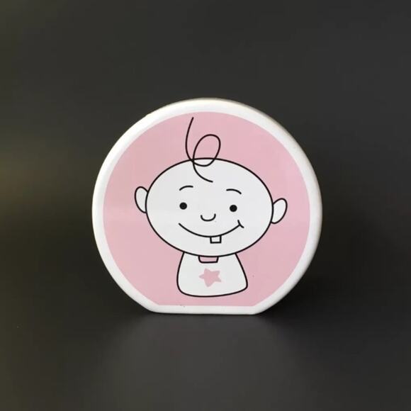 Sugarbooger Pink Ceramic Coin Bank ~ New w/out Box - Picture 1 of 7